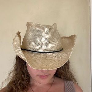Festival straw hat from Aritzia